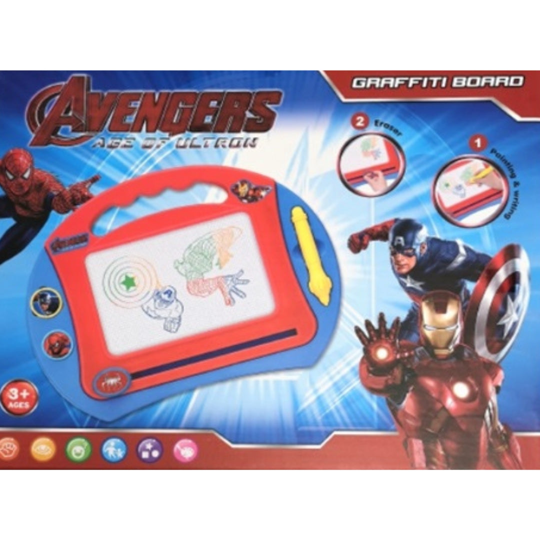Magnetic Write-Erase Drawing Board - Avengers
