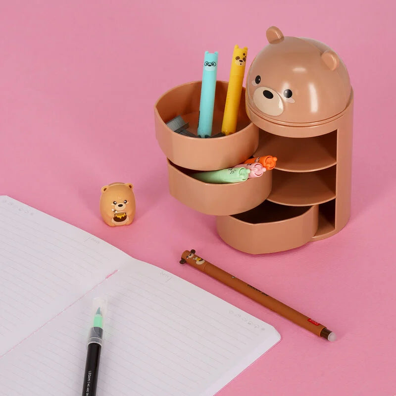 Legami Aww-Rganiser Desk Organizer - Teddy Bear