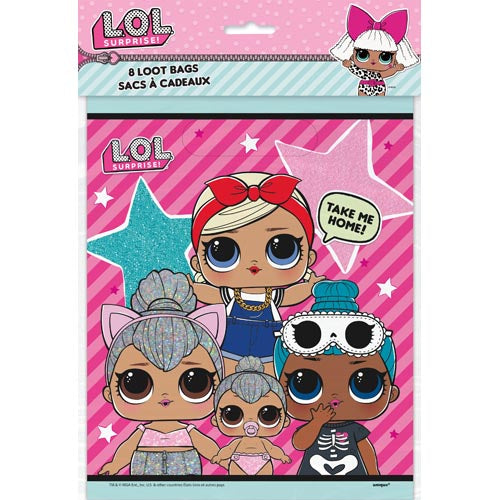 Unique Party Bags A Pack Of 8pcs - LOL