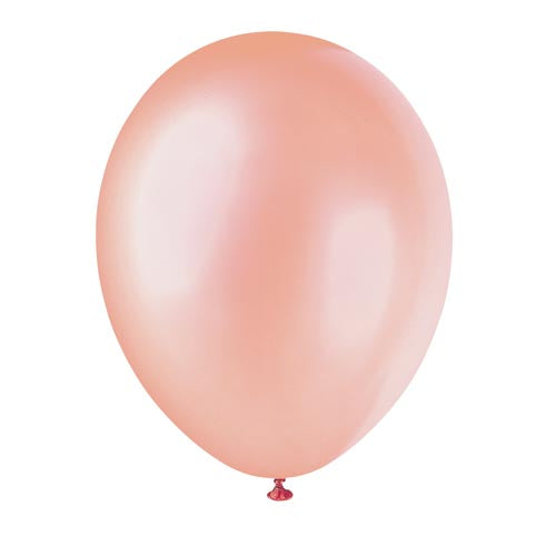 Helium Unique Balloons A Pack Of 8pcs 30.4cm - Rose Gold