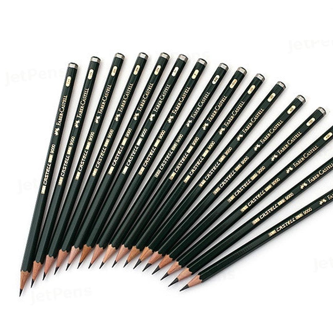Faber-Castell CASTELL 9000 Graphite Pencil - Various Degrees