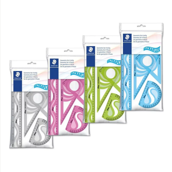Staedtler Geometry Set Of 4pcs - Various Colours