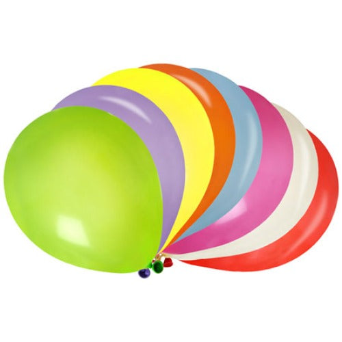 Unique 12'' Latex Balloons x50pcs - Standard Colours