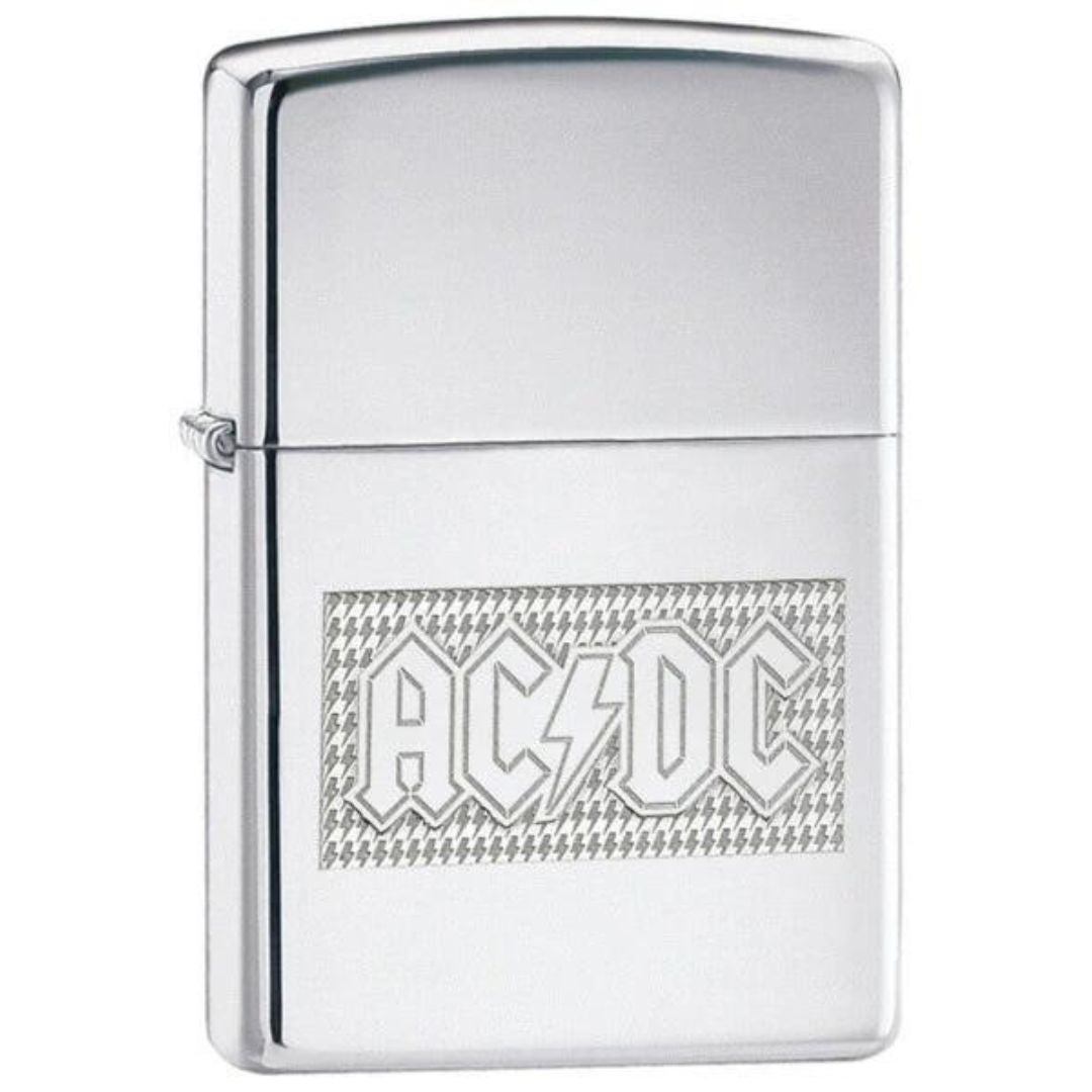 Zippo AC/DC High Polish Chrome