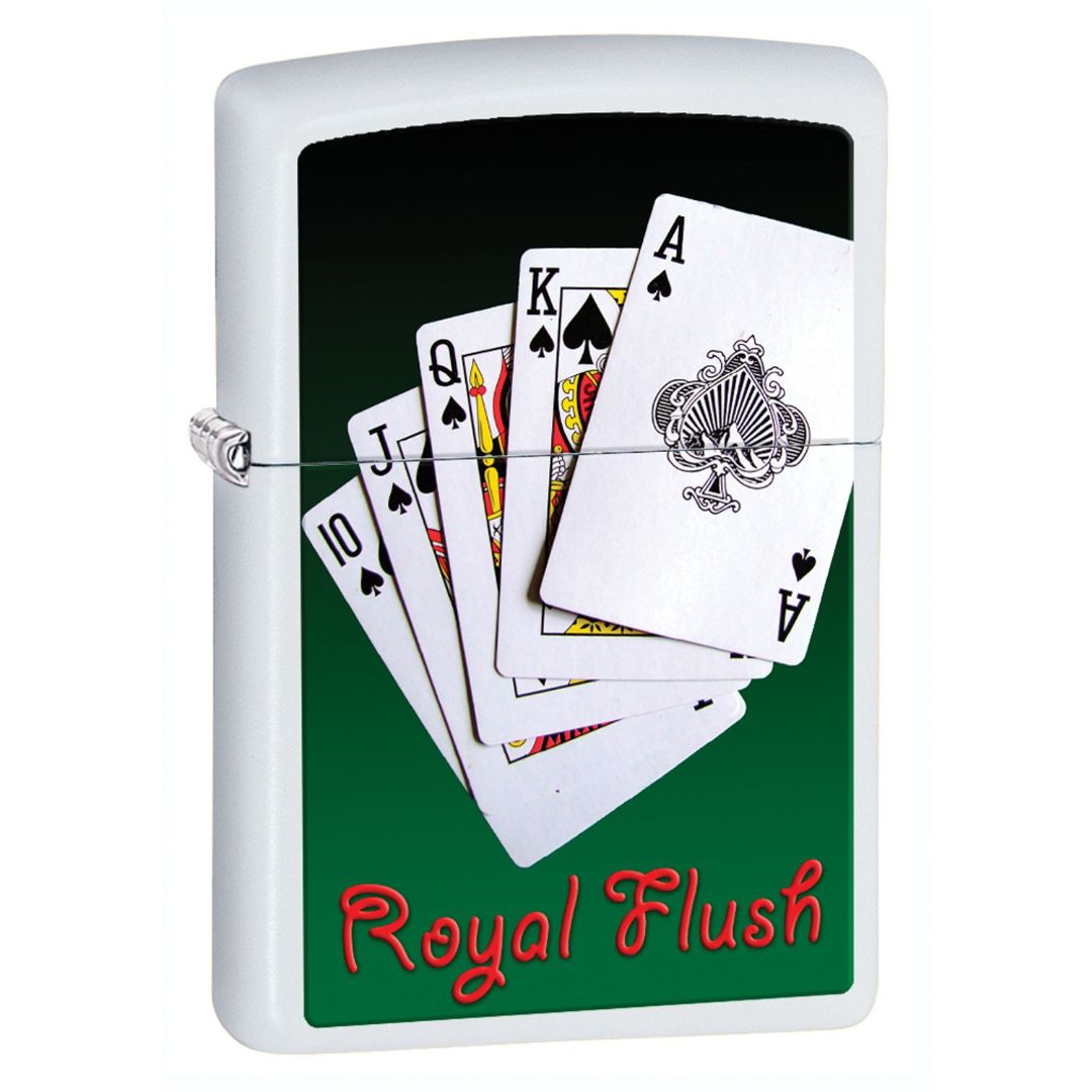 Zippo Lighter Royal Flush