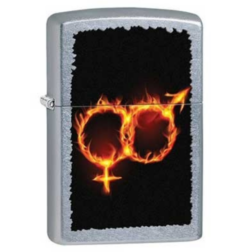 Zippo Man Woman Fire