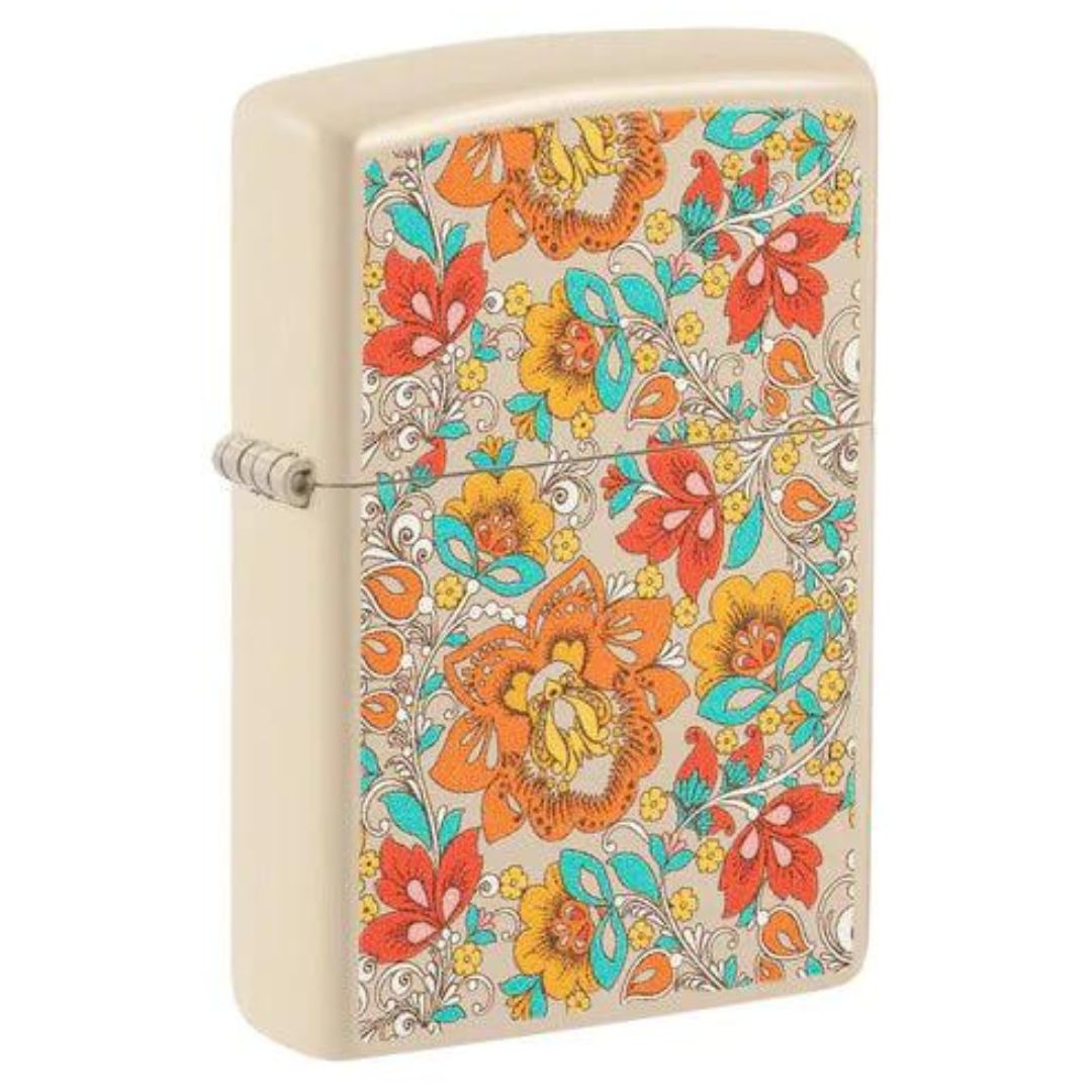 Zippo Vintage Floral Design