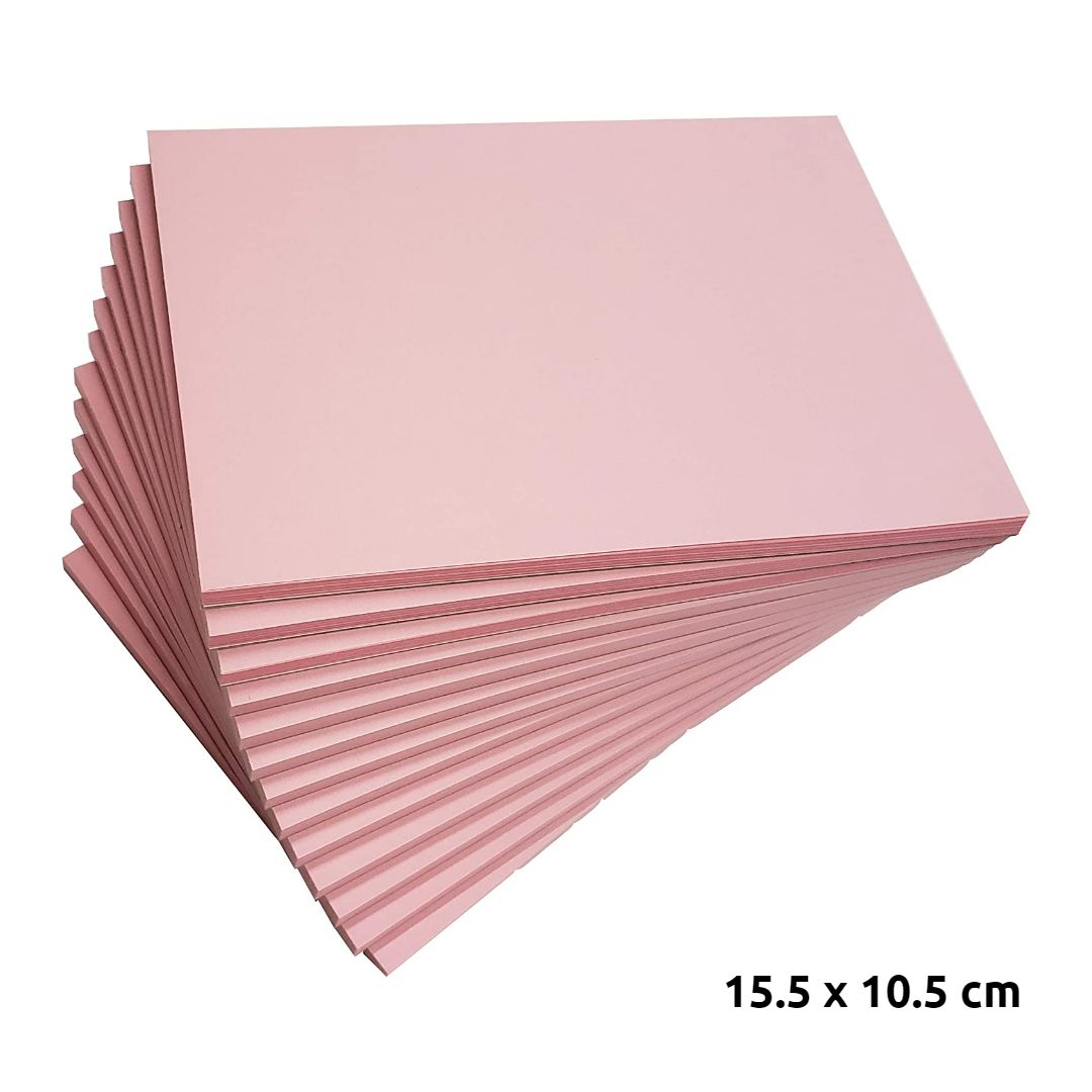 Block Notes / Jotter Pads A Pack Of 10pcs - 15.5 x 10.5cm / Pink