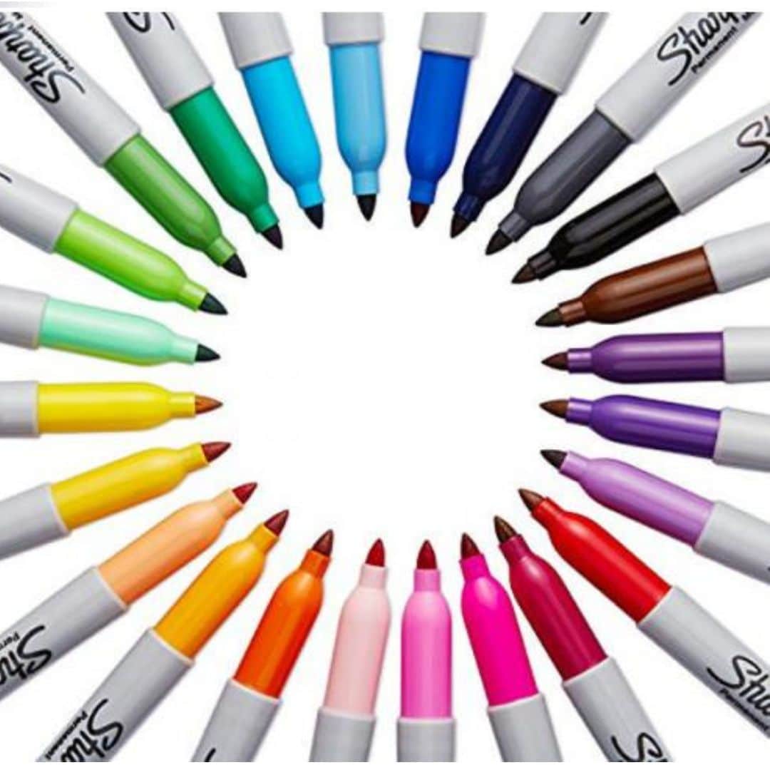 Sharpie Fine Permanent Marker X24 Colours
