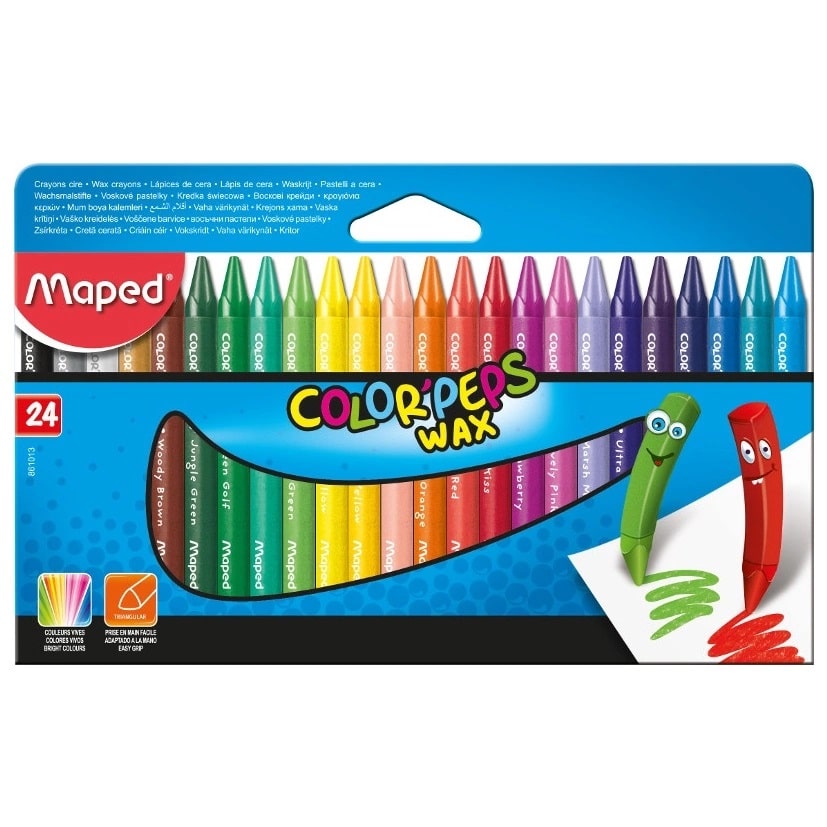 Maped Color'Peps Wax Crayons A Pack Of 24pcs