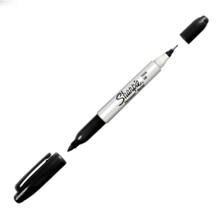 Sharpie Twin Tip Permanent Marker Black