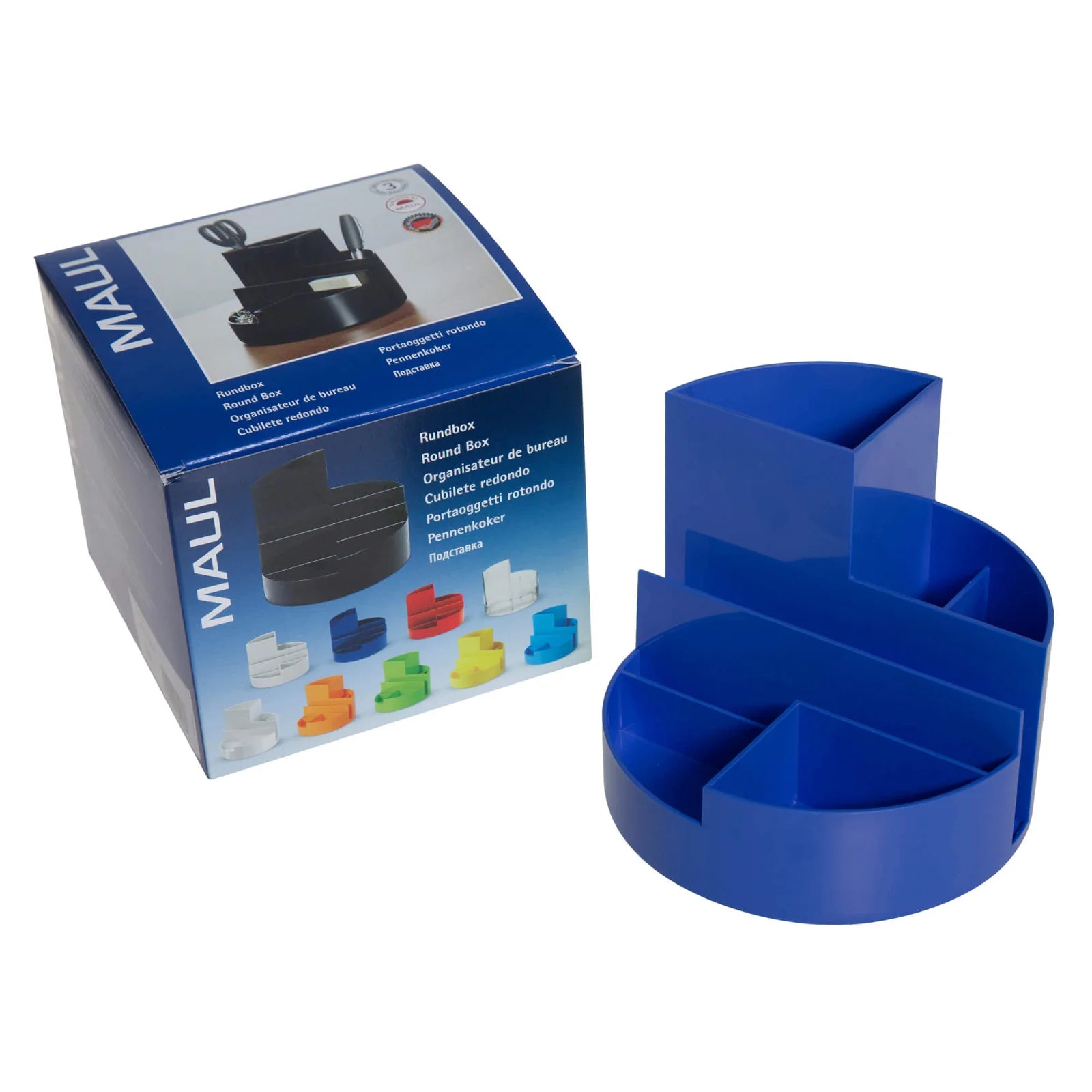 Desk organiser MAULroundbox - Blue