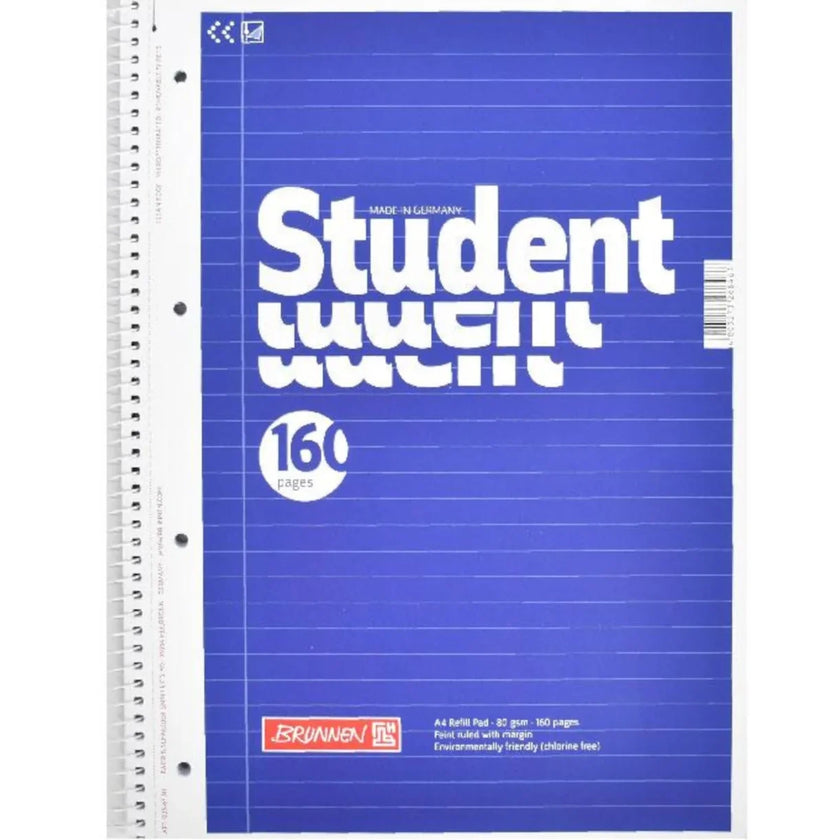 A4 Brunnen Spiral Notebook 160pages