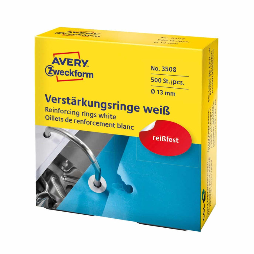 Avery - Reinforcing Rings/White x500