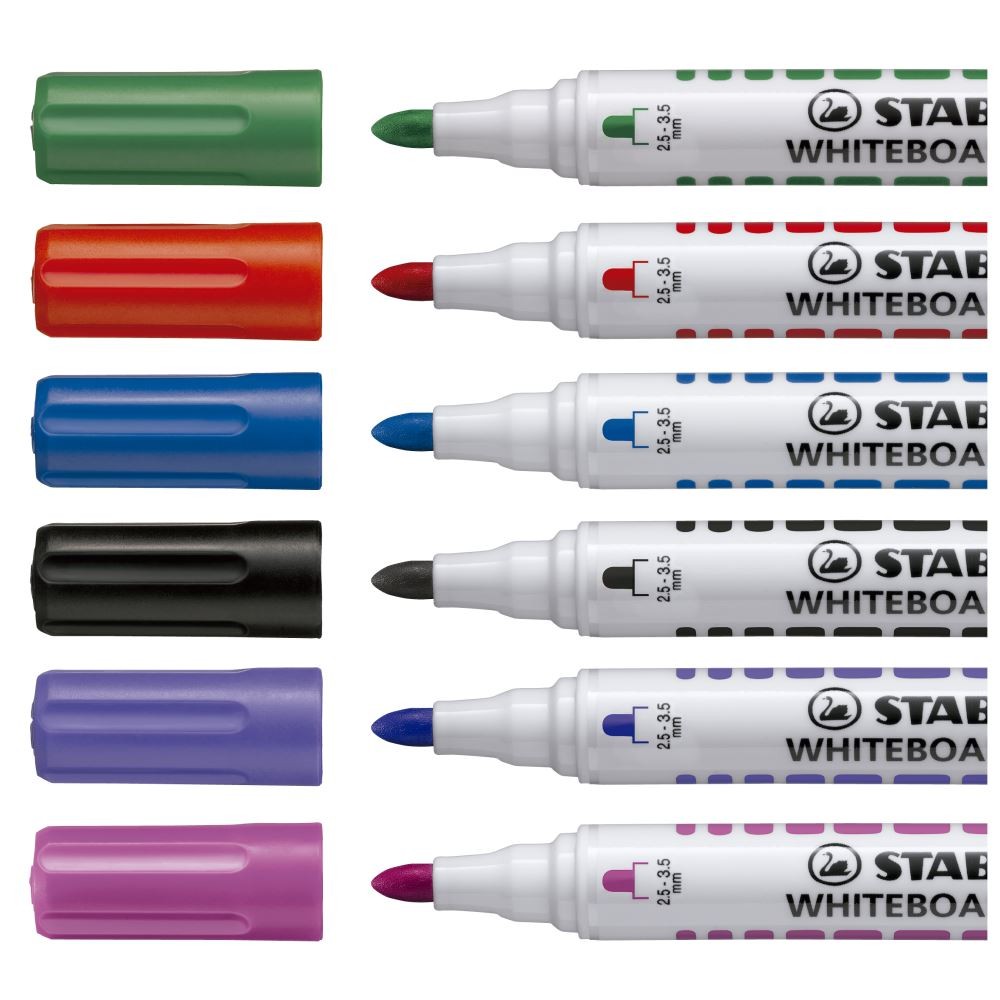 Stabilo Plan Whiteboard Markers - Various Colours