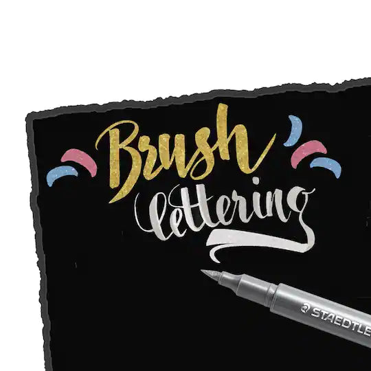 Staedtler Metallic Brush Markers A Pack Of 10pcs