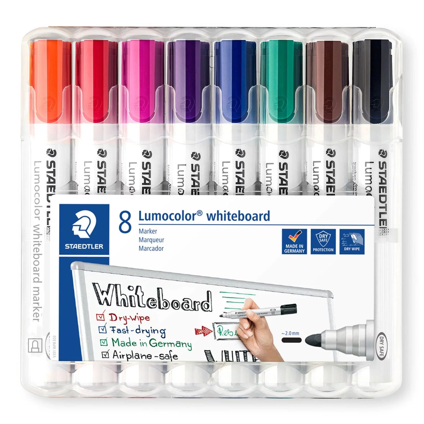 Staedtler Lumocolor Whiteboard Markers A Set Of 8pcs