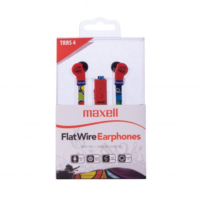 Maxell Flat Wire URBAN Earphones