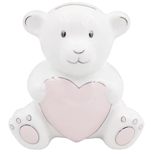 Ceramic Bear Money Bank - Girl