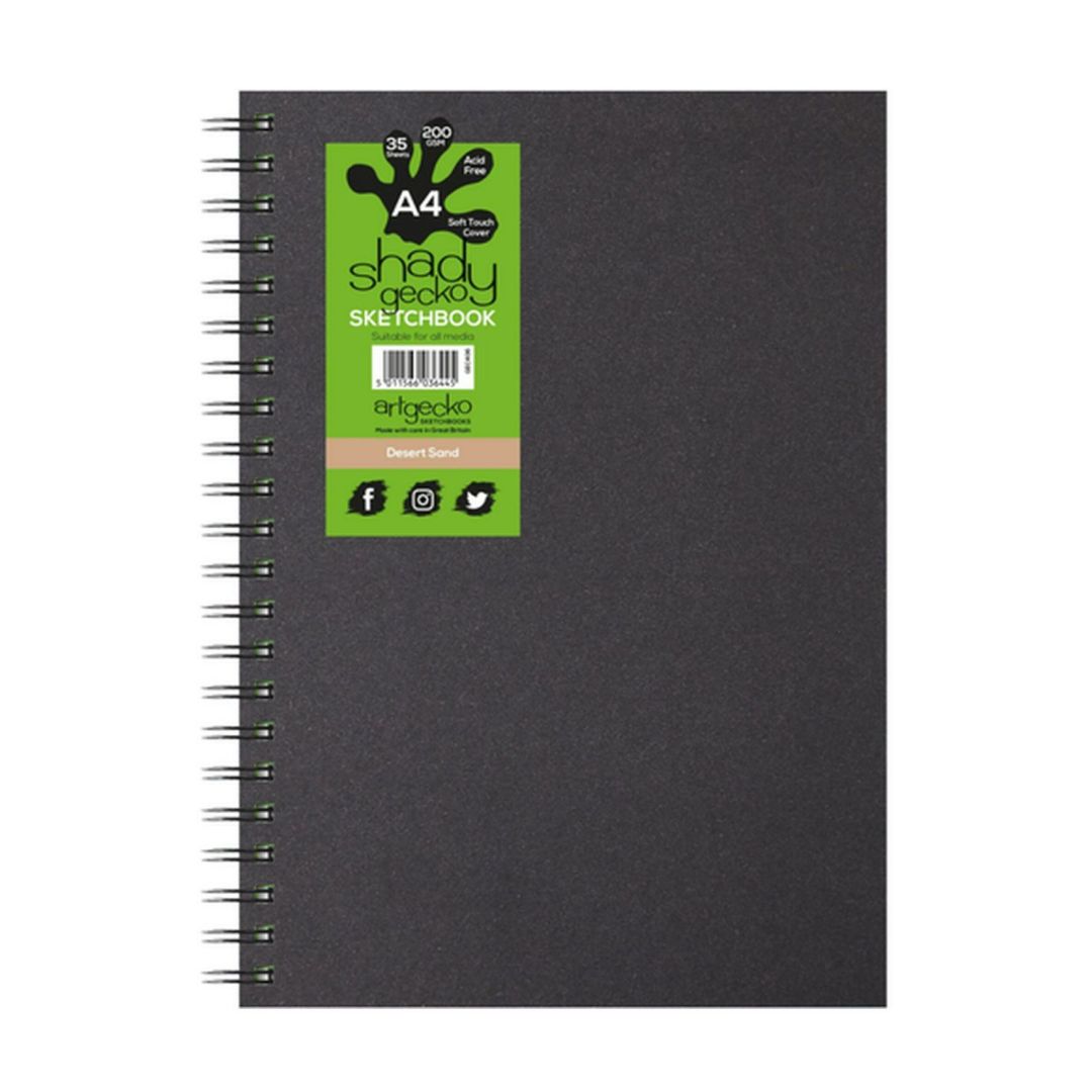 Artgecko A4 Shady Spiral Sketchbook Portrait 200gr