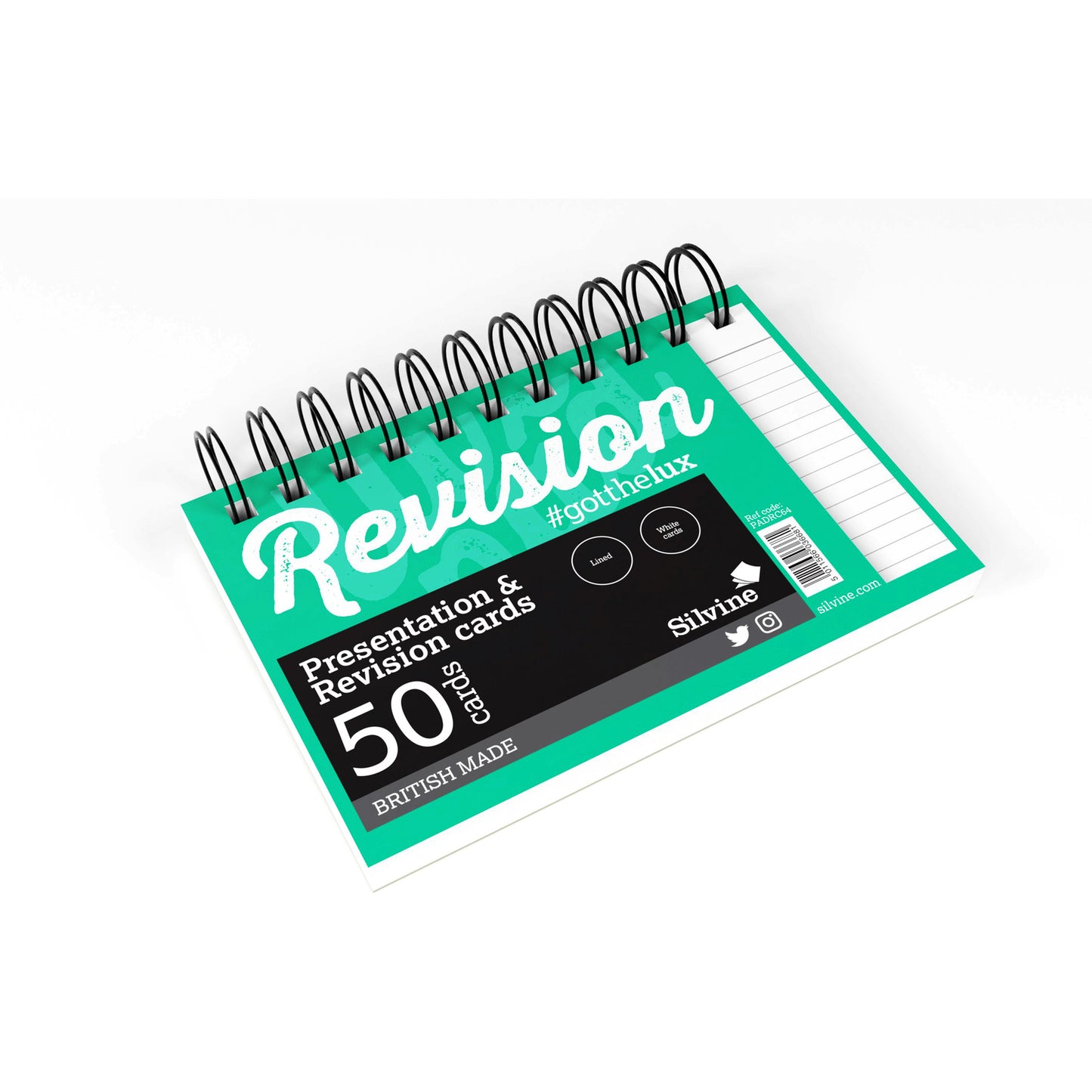 Silvine Wiro-Bound Revision Cards