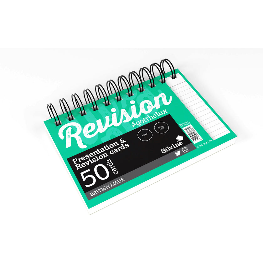Silvine Wiro-Bound Revision Cards