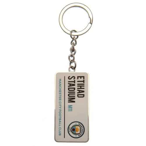 Manchester City FC Keyring Sreet Sign