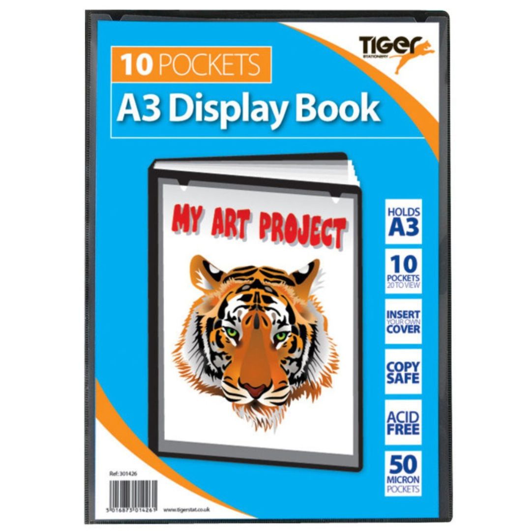 A3 Tiger Presentation Display Book - Various Sizes