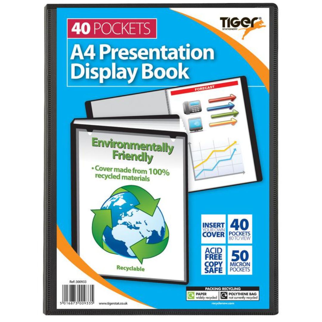 A3 Tiger Presentation Display Book - Various Sizes