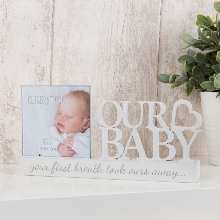 Cut Out Photo Frame - Our Baby