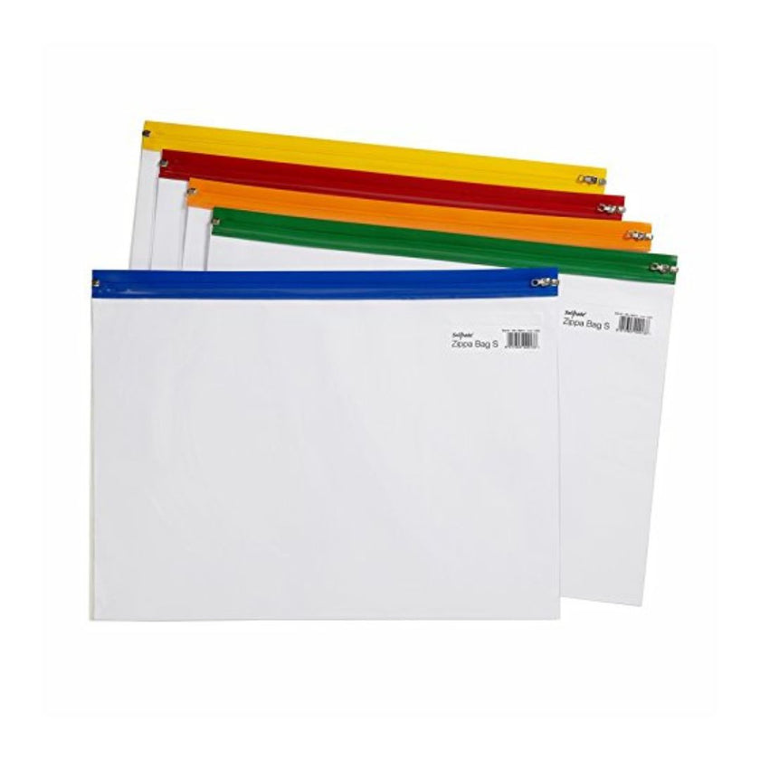 A5 Snopake Zippa Bag S 255 x 190mm x 1pc Assortment