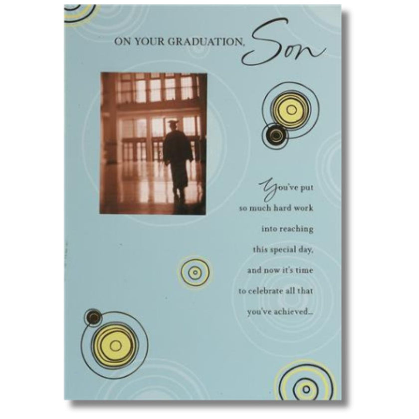On Your Graduation Son' Greeting Card