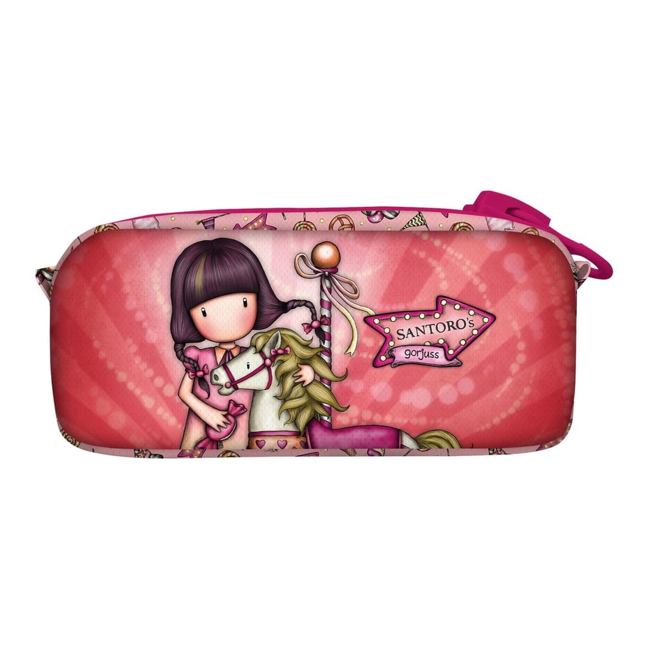 Santoro Gorjuss - Pencil Case with Giant Zip - Carousel