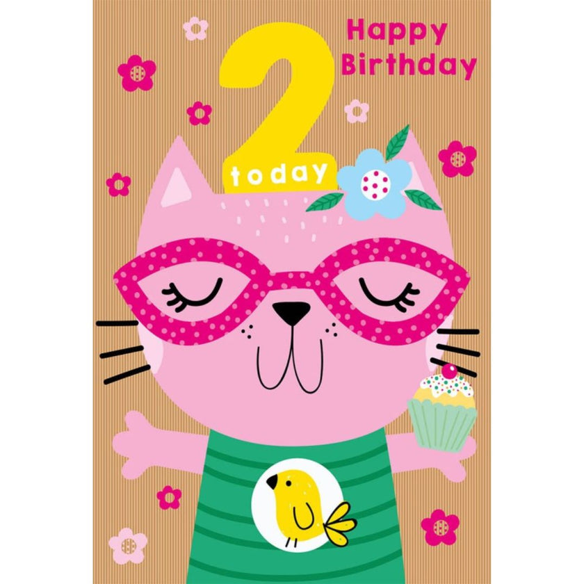 Happy Birthday 2 Today' Greeting Card