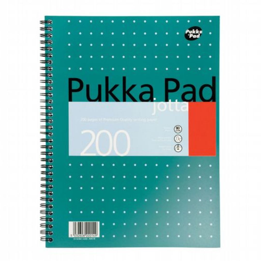 A4 Pukka Pad Metallic Ruled Jotta Notebook