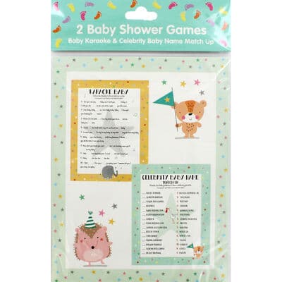 Baby Shower Karaoke And Celebrity Name Games - 2 Games