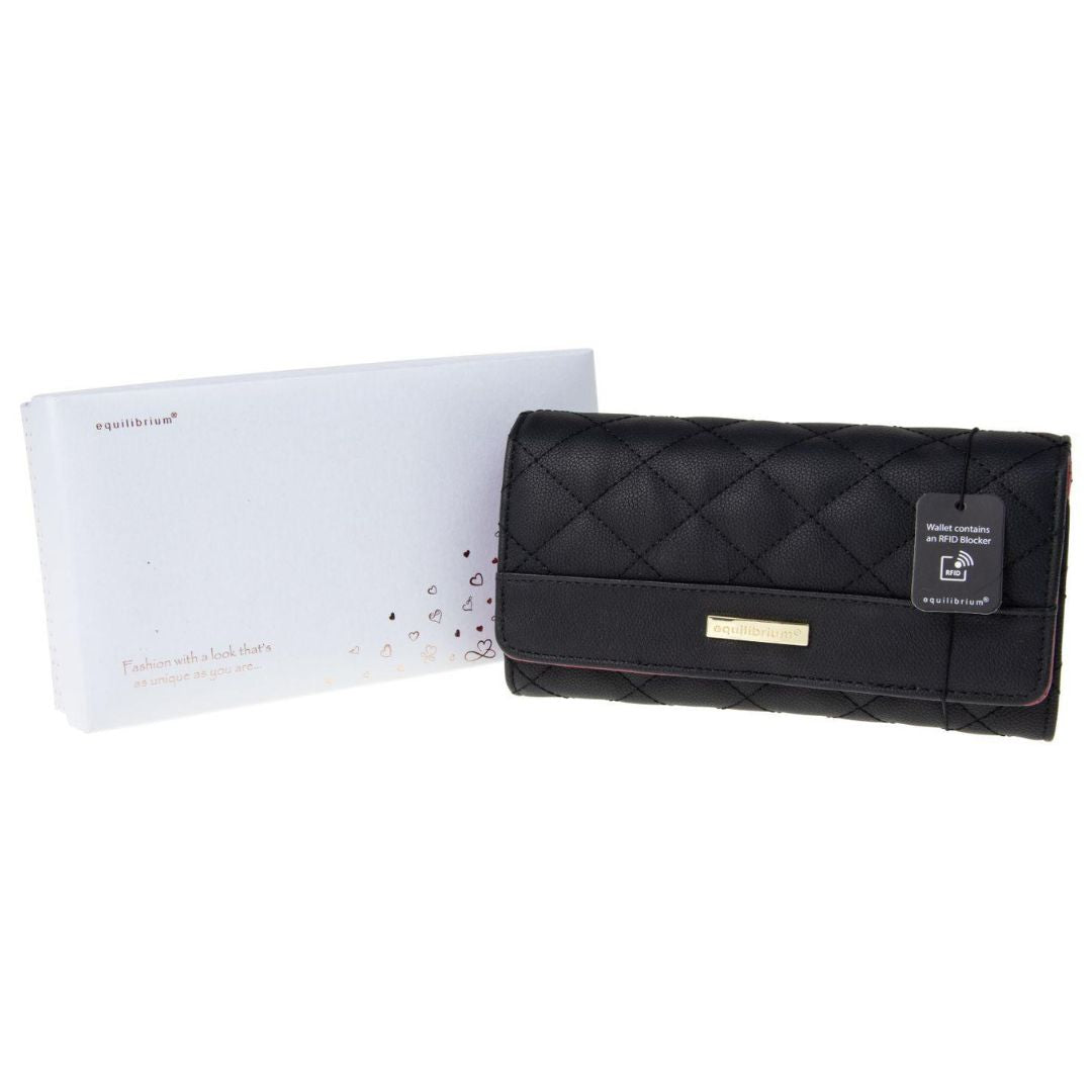 Equilibrium Quilted Large Boxed Purse