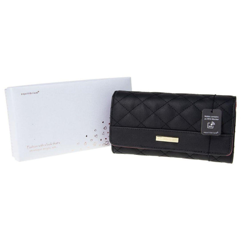 Equilibrium Quilted Large Boxed Purse