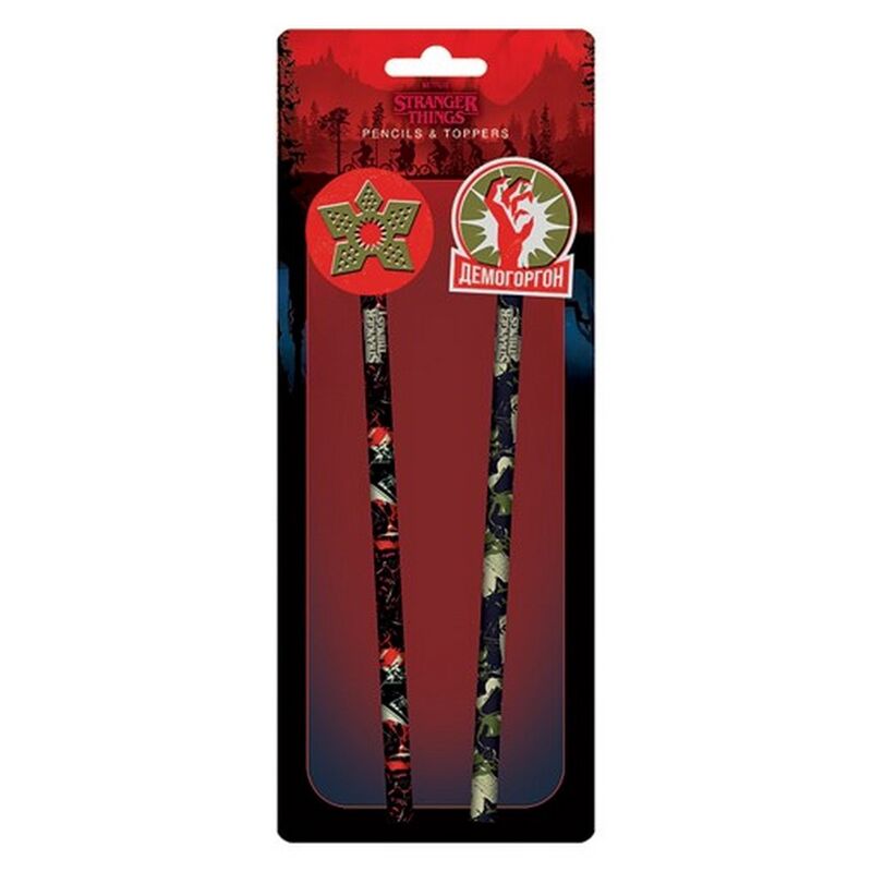 Stranger Things - Pencil & Toppers