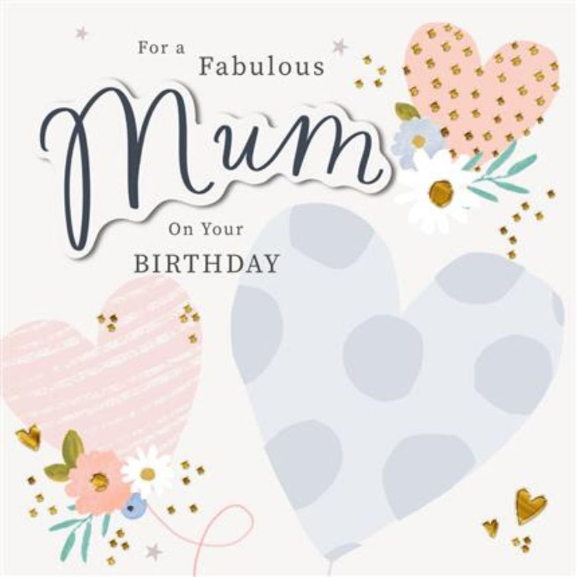 Mum You Deserve An Amazing Day' Birthday Greeting Card