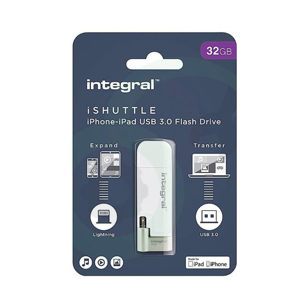 Integral iShuttle USB Drive 3.0 Capacity 32GB