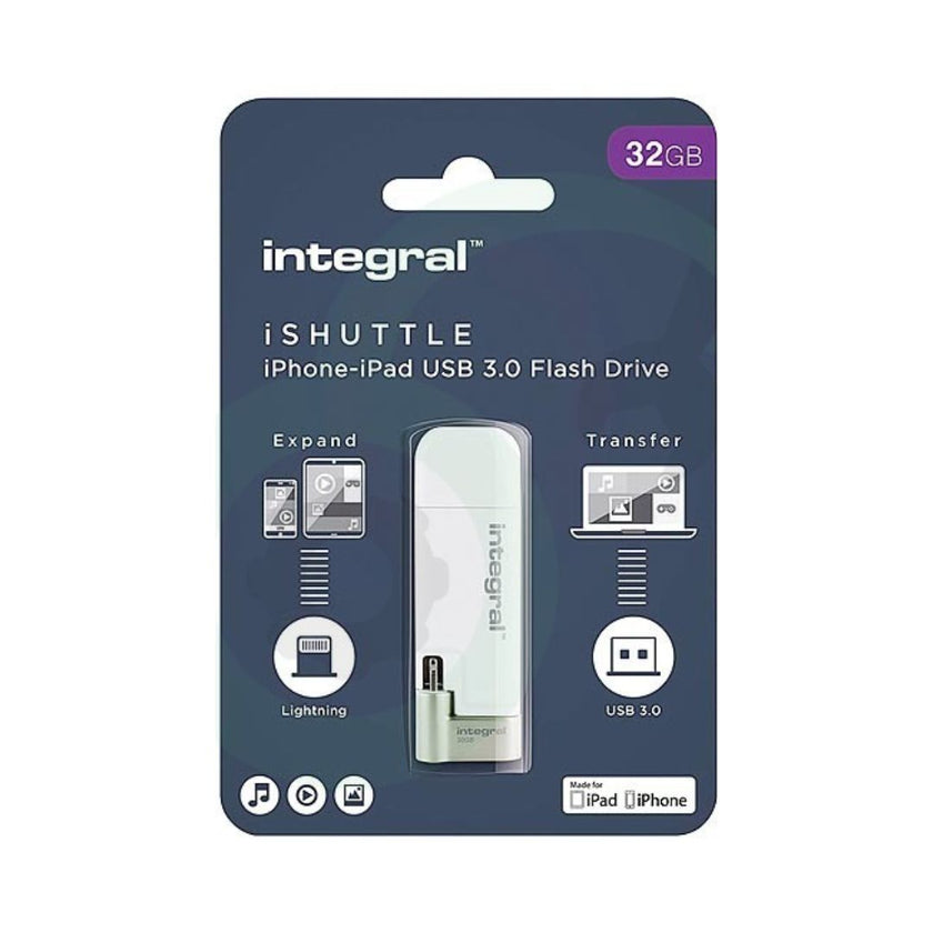 Integral iShuttle USB Drive 3.0 Capacity 32GB