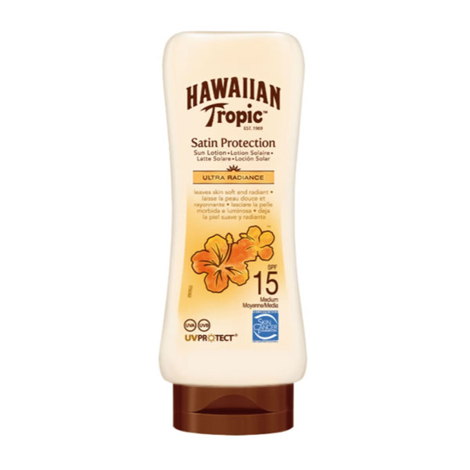 Hawaiian Tropic Satin Protection Ultra Radiance Sun Lotion SPF 15 - 18