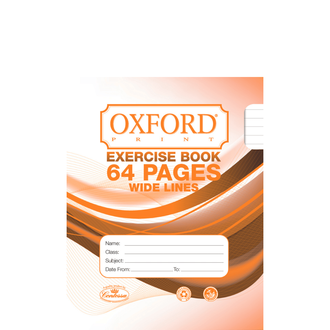 Oxford Exercise Book - 64pgs - Wide Lines