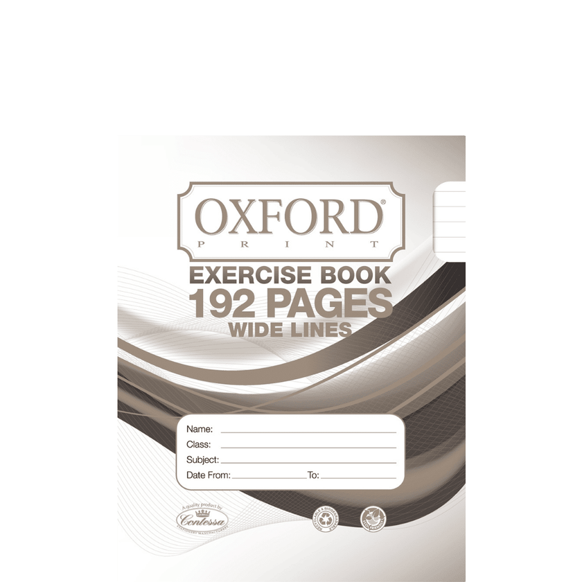 Oxford Exercise Book - 192pgs - Wide Lines