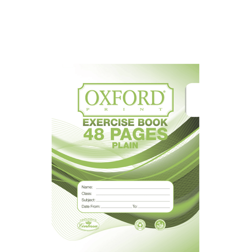 Oxford Exercise Book - 48pgs - Plain
