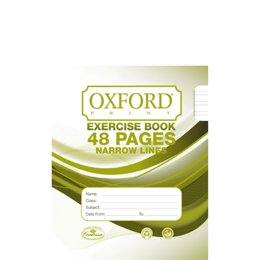 Oxford Exercise Book - 48pgs - Narrow Lines