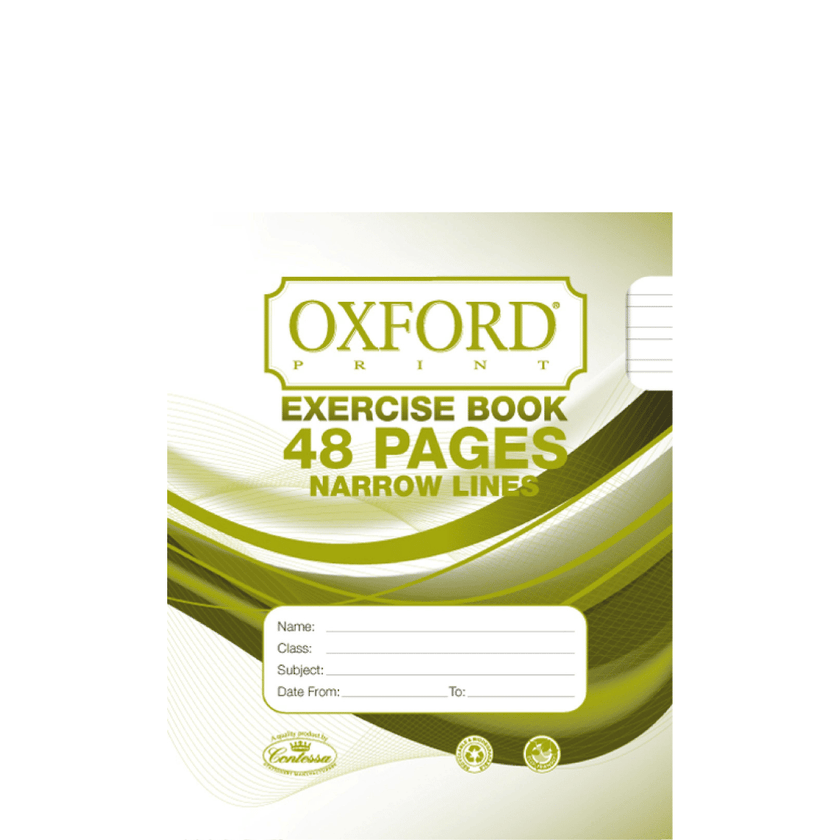 Oxford Exercise Book - 48pgs - Narrow Lines