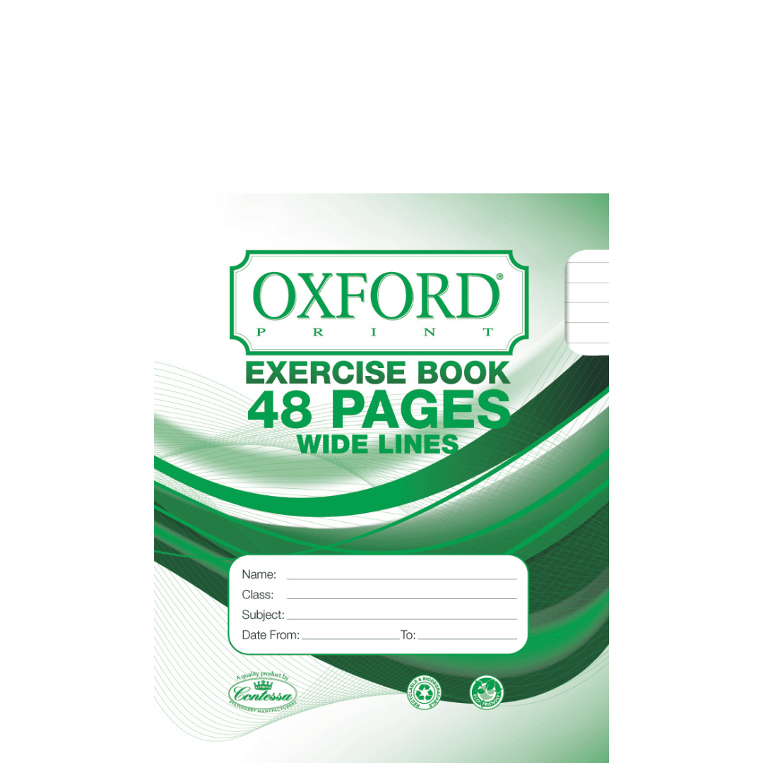 Oxford Exercise Book - 48pgs - Wide Lines
