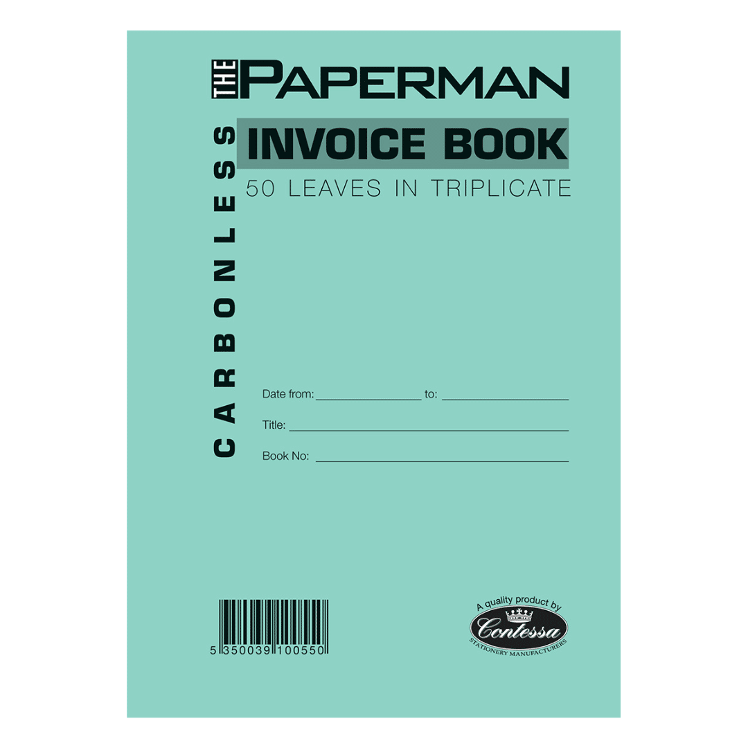 A5 The Paperman Invoice Book 50 Leaves In Triplicate
